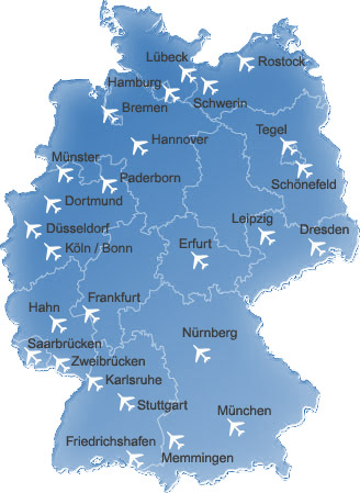 Flugh&auml;fen in Deutschland