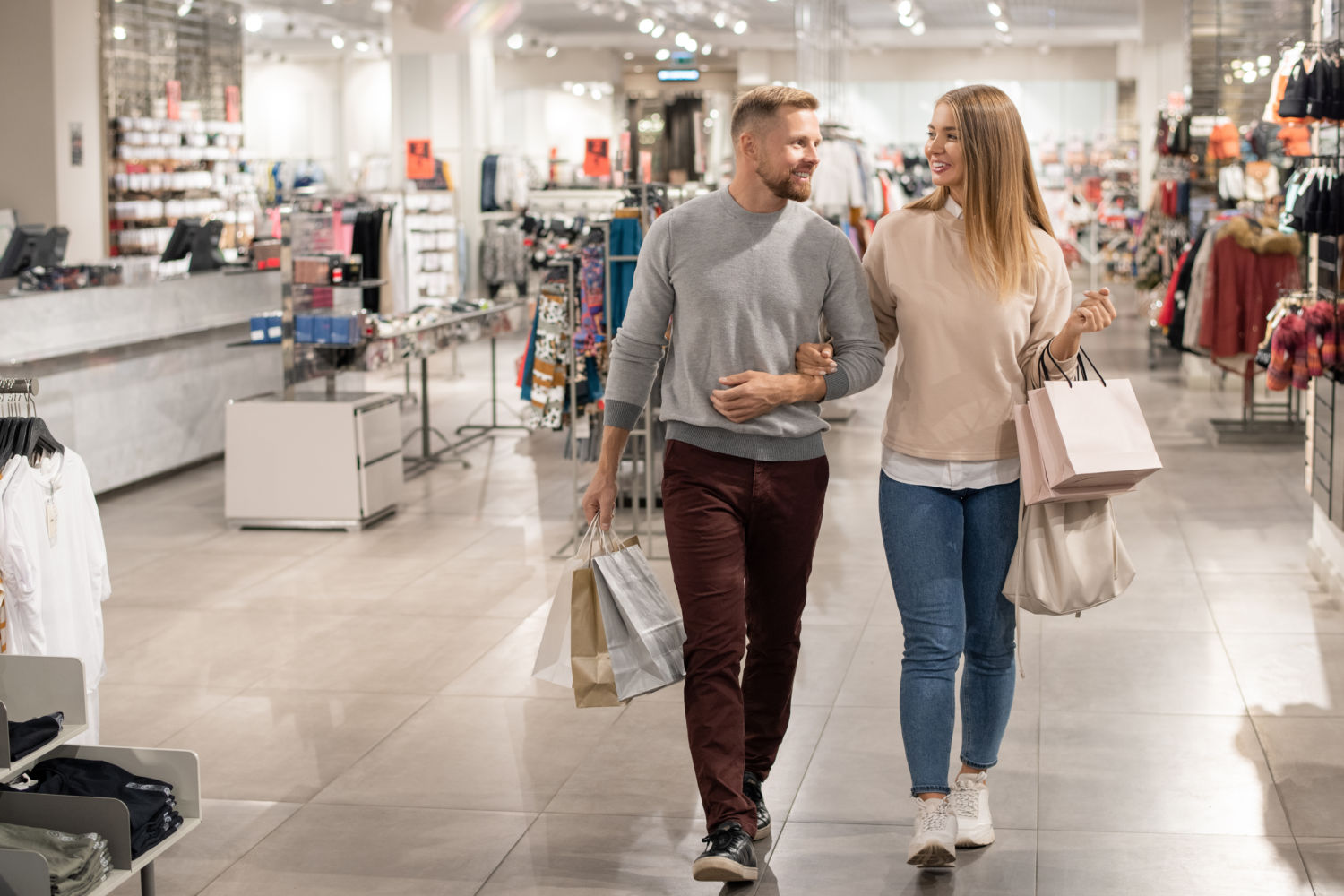 Shopping am Flughafen