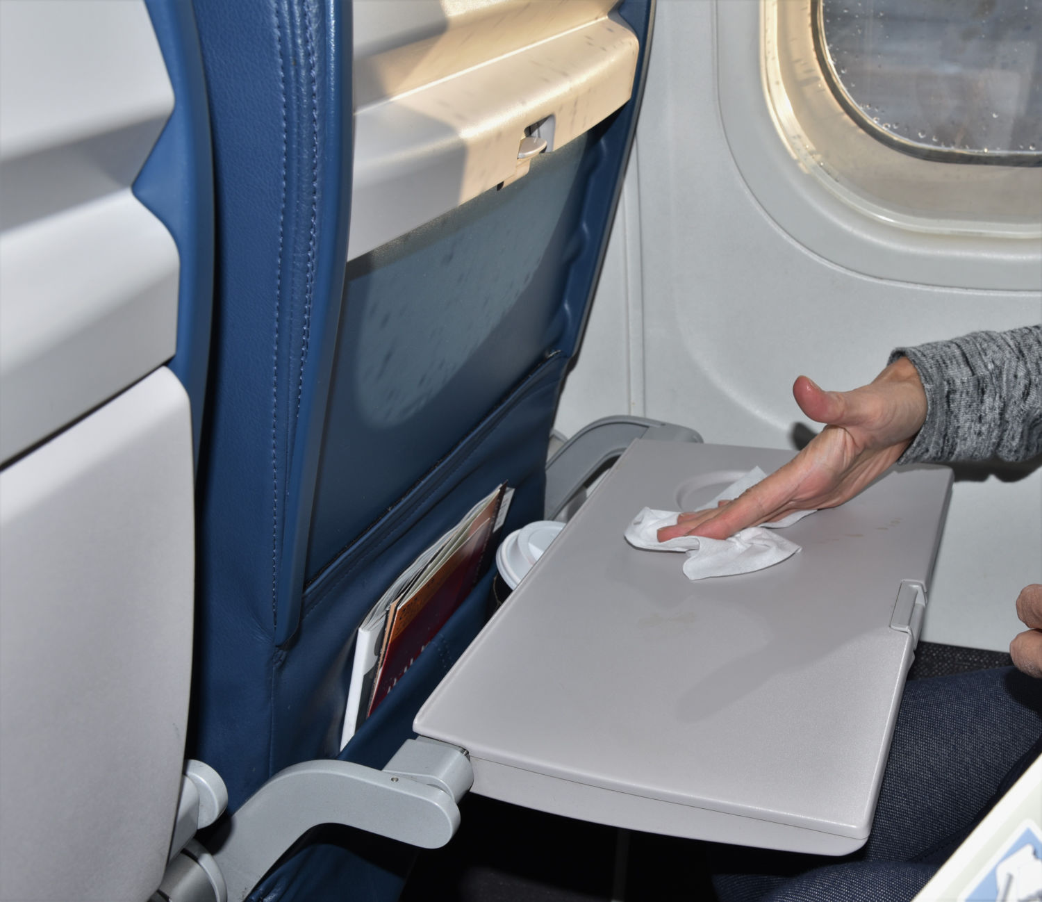 Keime im Flugzeug