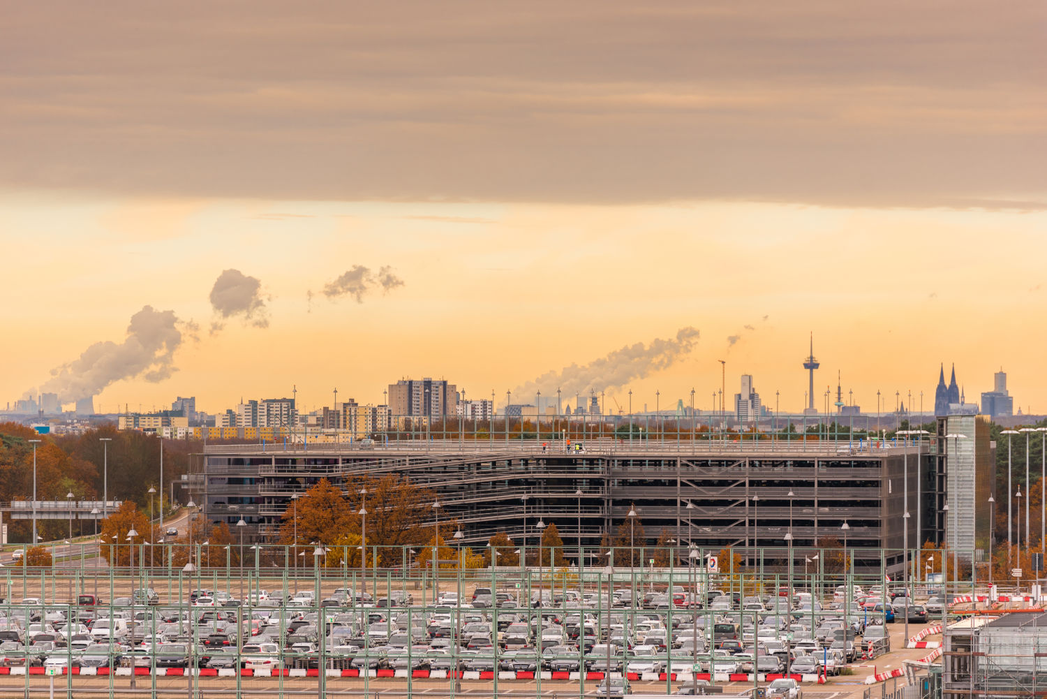 Parklätze am Flughafen Köln