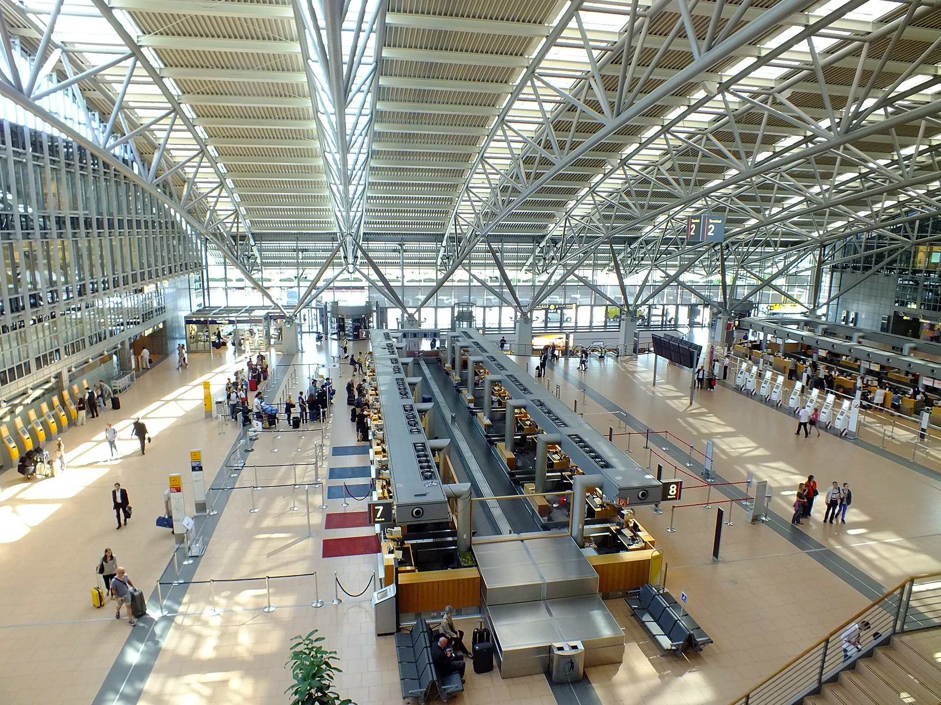 Am Flughafen Hamburg steigen die Passagierzahlen und Terminal 2 ist wieder geöffnet: Kehrt jetzt Normalität ein? Foto: Pixabay