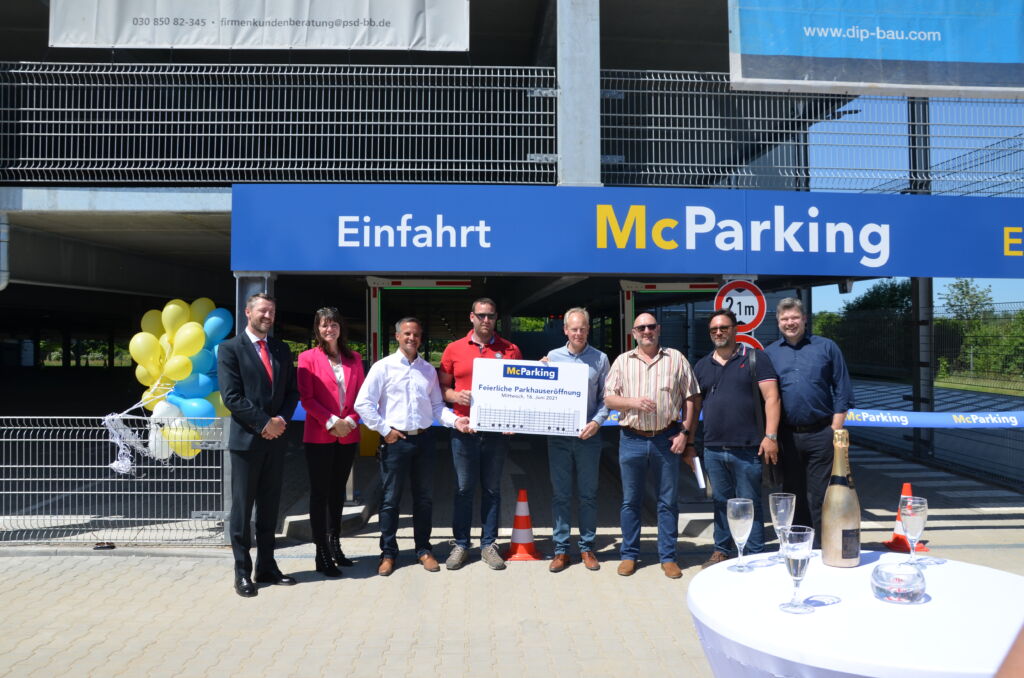 Neueröffnung McParking Parkhaus