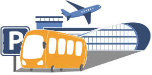 Parken am Flughafen mit Shuttletransfer