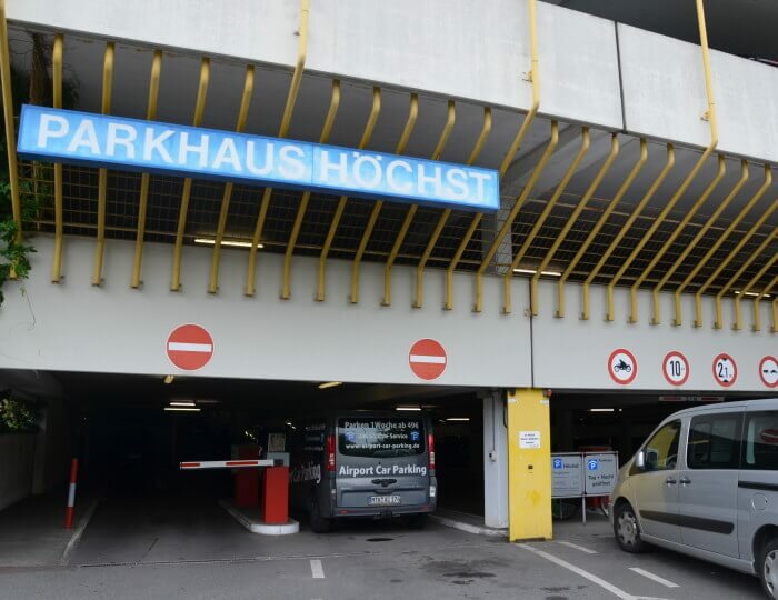 Airport Car Parking Parkhaus Höchst am Flughafen Frankfurt