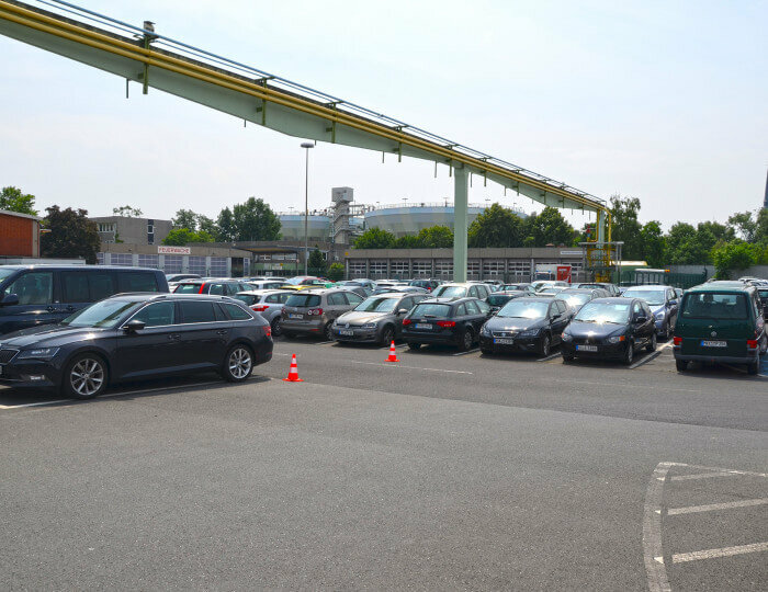 Frankfurt Flughafen Parken Griesheim Fritz Klatte www.parkplatzvergleich.de