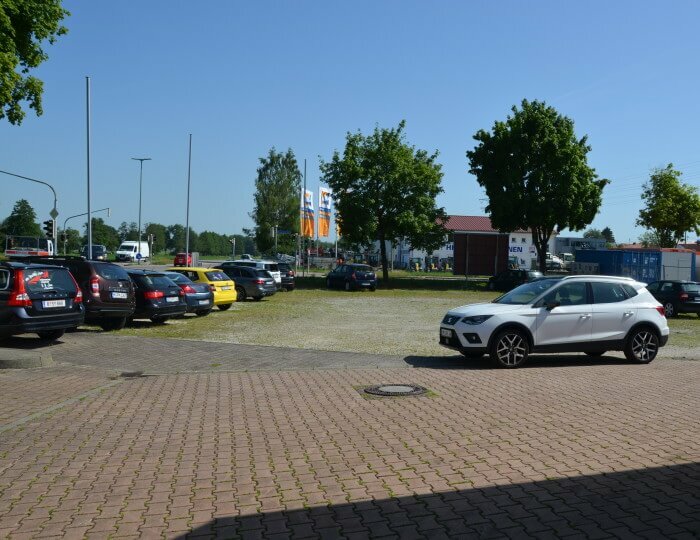Park-gate Memmingen / Parkplatz Flughafen Memmingen www.parkplatzvergleich.de